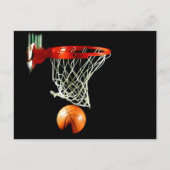 Basketball Briefkaart (Voorkant)