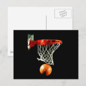 Basketball Briefkaart (Voorkant / Achterkant)