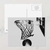 Basketball Briefkaart (Voorkant / Achterkant)