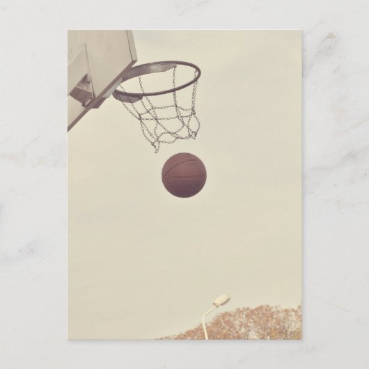 Basketball Briefkaart (Voorkant)