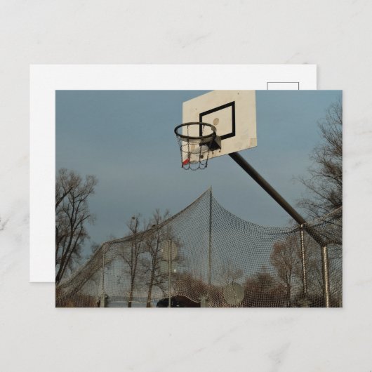  Basketball Briefkaart (Voorkant / Achterkant)