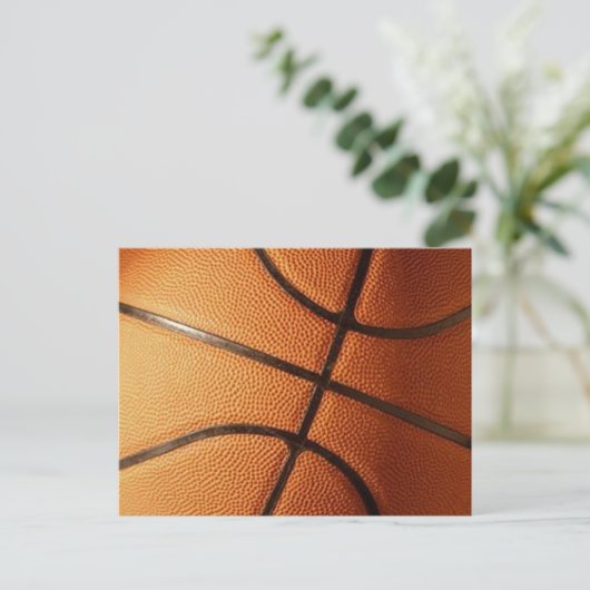 Basketball Briefkaart (Staand voorkant)