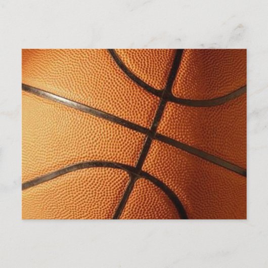 Basketball Briefkaart (Voorkant)