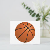 Basketball Briefkaart (Staand voorkant)