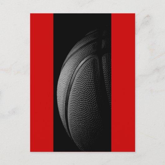 Basketball Briefkaart (Voorkant)