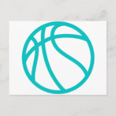 BASKETBALL BRIEFKAART (Voorkant)