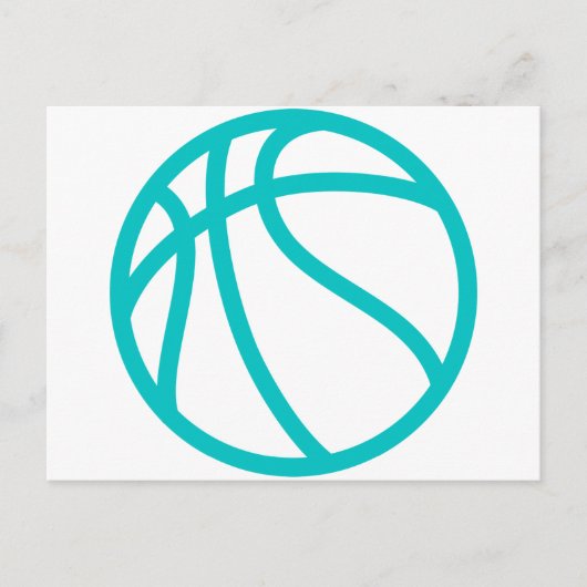 BASKETBALL BRIEFKAART (Voorkant)