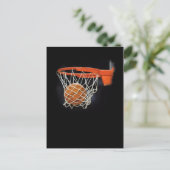 Basketball Briefkaart (Staand voorkant)