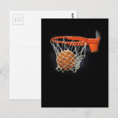 Basketball Briefkaart (Voorkant / Achterkant)