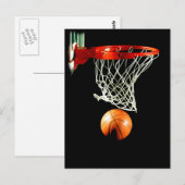 Basketball Briefkaart (Voorkant / Achterkant)