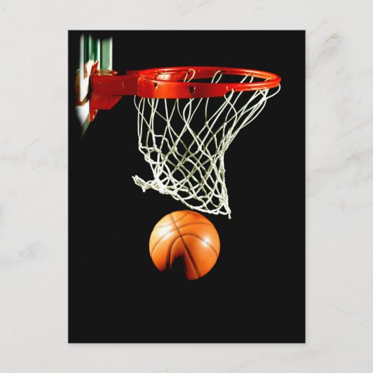 Basketball Briefkaart (Voorkant)