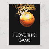 Basketball Briefkaart (Voorkant)