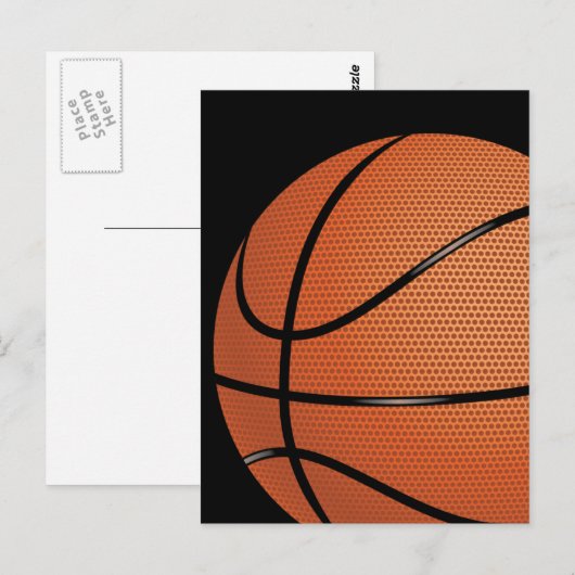 Basketball Briefkaart (Voorkant / Achterkant)