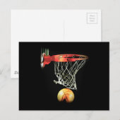 Basketball Briefkaart (Voorkant / Achterkant)