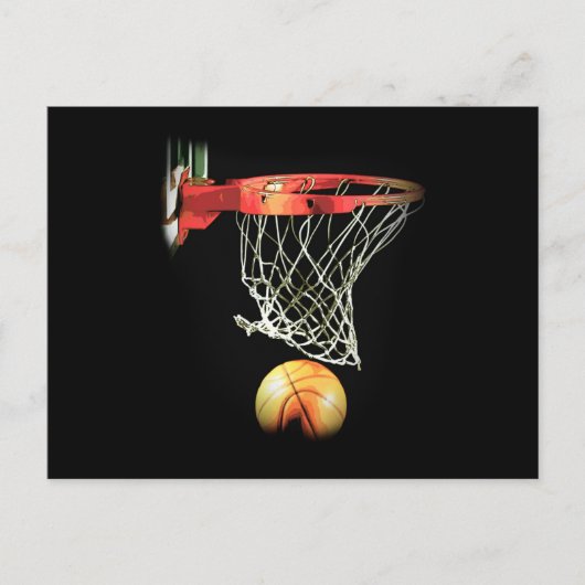 Basketball Briefkaart (Voorkant)