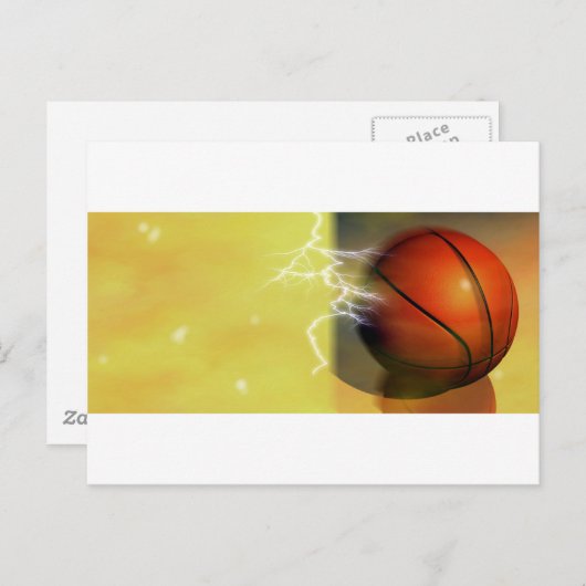 Basketball Briefkaart (Voorkant / Achterkant)