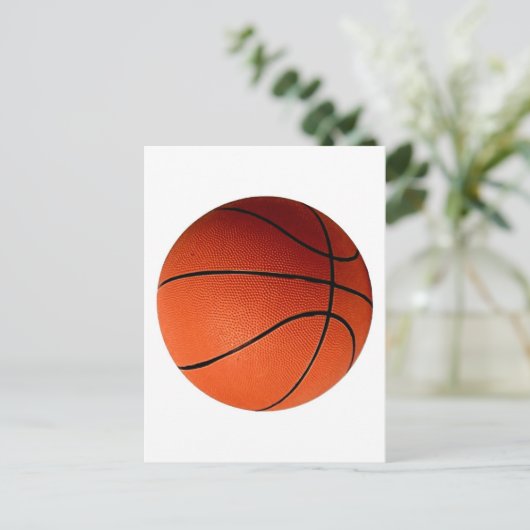 Basketball Briefkaart (Staand voorkant)