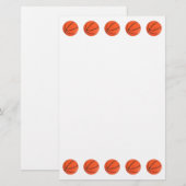 Basketball Briefpapier (Voorkant / Achterkant)