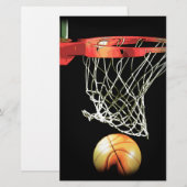 Basketball Briefpapier (Voorkant / Achterkant)