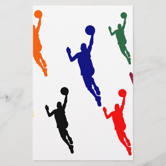 BASKETBALL BRIEFPAPIER (Voorkant)
