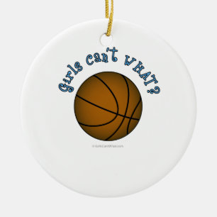 Basketball - Bruin/Sky Blue Keramisch Ornament