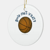 Basketball - Bruin/Sky Blue Keramisch Ornament (Links)