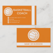 BASKETBALL-bubbel Visitekaartje (Voorkant / Achterkant)