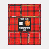 Basketball Buffalo Photo Collage Fleece Deken (Voorkant)