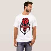 basketball Bulgaarse stier Stier toro tyr logo clu T-shirt (Voorkant volledig)