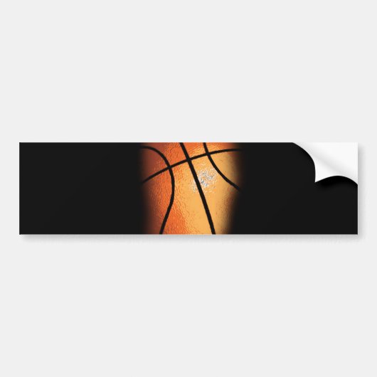 Basketball Bumpersticker (Voorkant)