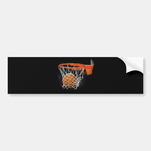 Basketball Bumpersticker (Voorkant)