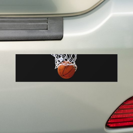Basketball Bumpersticker (Op auto)