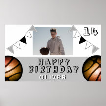 Basketball Bunting Flags Foto Birthda