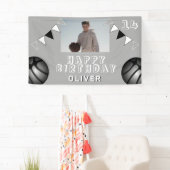 Basketball Bunting Flags Foto van Birthday Spandoek (Insitu)