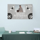 Basketball Bunting Flags Foto van Birthday Spandoek (Beurs)