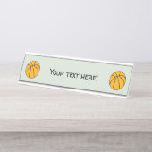 Basketball Bureau Naambordje (Voorkant)