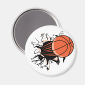 Basketball Burst Magneet (Voorkant / Achterkant)
