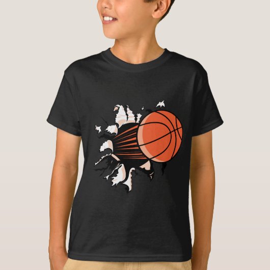 Basketball Burst T-shirt (Voorkant)