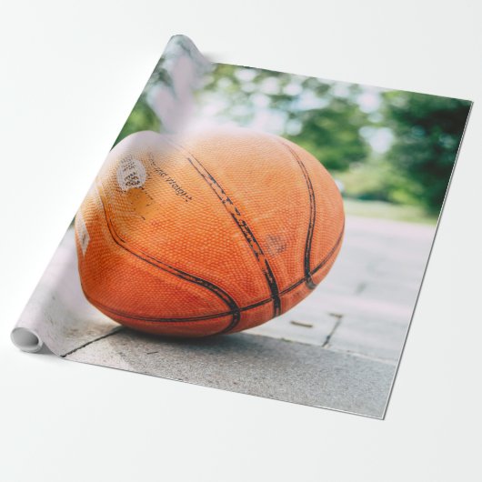 Basketball-cadeau Cadeaupapier (Uitgerold)