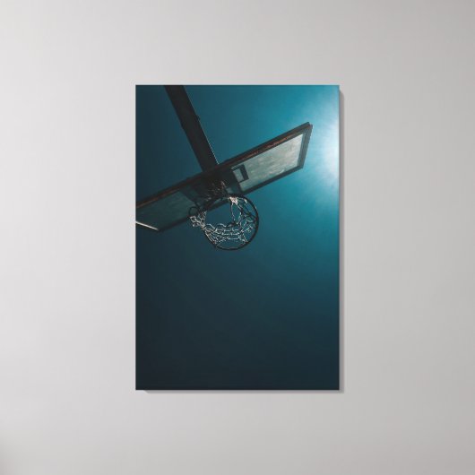 Basketball-cadeau Canvas Afdruk (Voorkant)