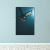 Basketball-cadeau Canvas Afdruk (Insitu (Houten vloer))