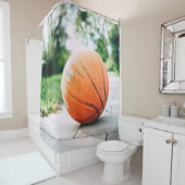 Basketball-cadeau Douchegordijn (In situ)