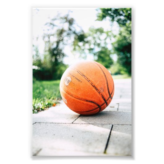 Basketball-cadeau Foto Afdruk (Voorkant)