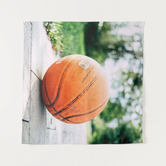 Basketball-cadeau Wandkleed (Voorkant (horizontaal))