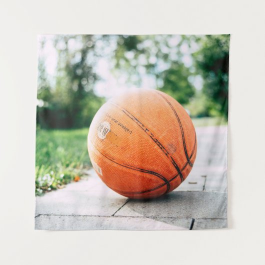Basketball-cadeau Wandkleed (Voorkant)