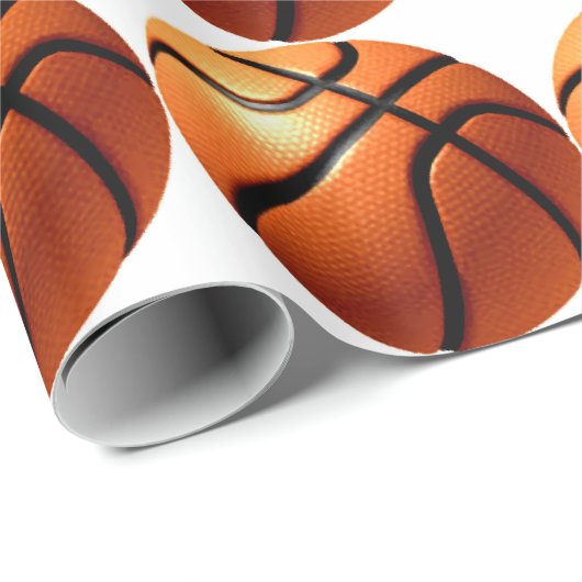 Basketball Cadeaupapier (Rol Hoek)