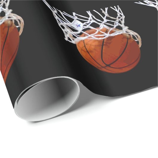 Basketball Cadeaupapier (Rol Hoek)
