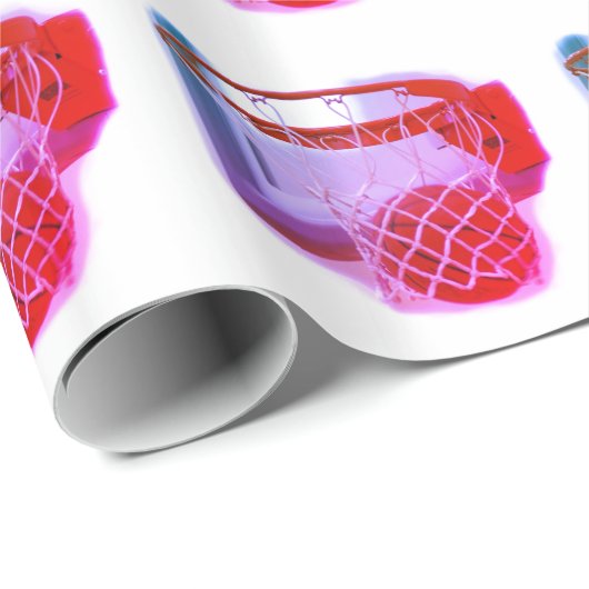 Basketball Cadeaupapier (Rol Hoek)