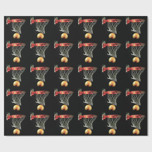 Basketball Cadeaupapier (Vlak)