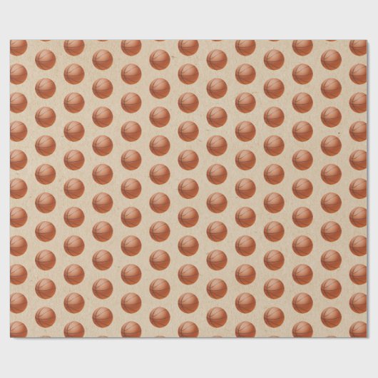 Basketball Cadeaupapier (Vlak)